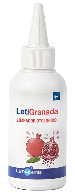 Limpiador ótico para perros de extracto de granada