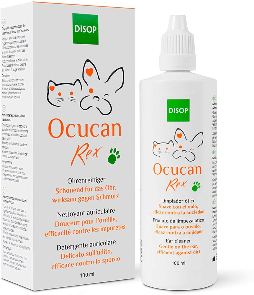 OCUCAN REX limpiador de oídos para perros y gatos