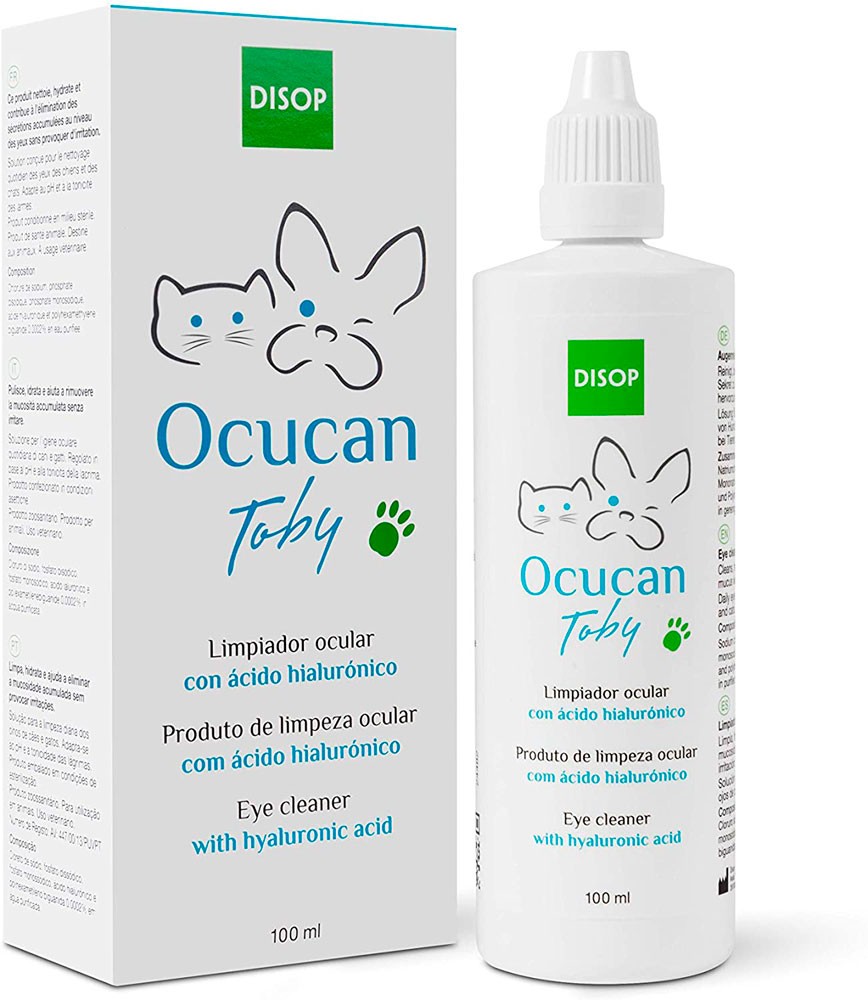 OCUCAN TOBY limpiador ocular para perros y gatos