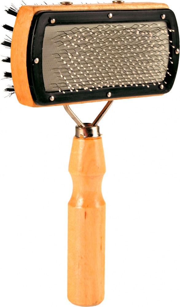Cepillo doble suave de madera