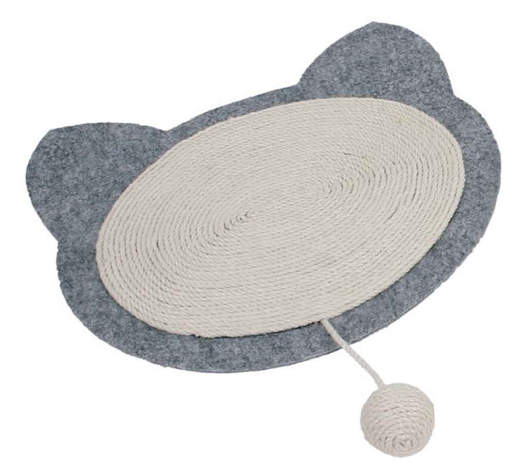 Rascador para gatos alfombra de fieltro y sisal