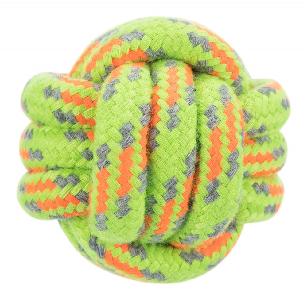 Juguete para perro pelota de cuerda verde