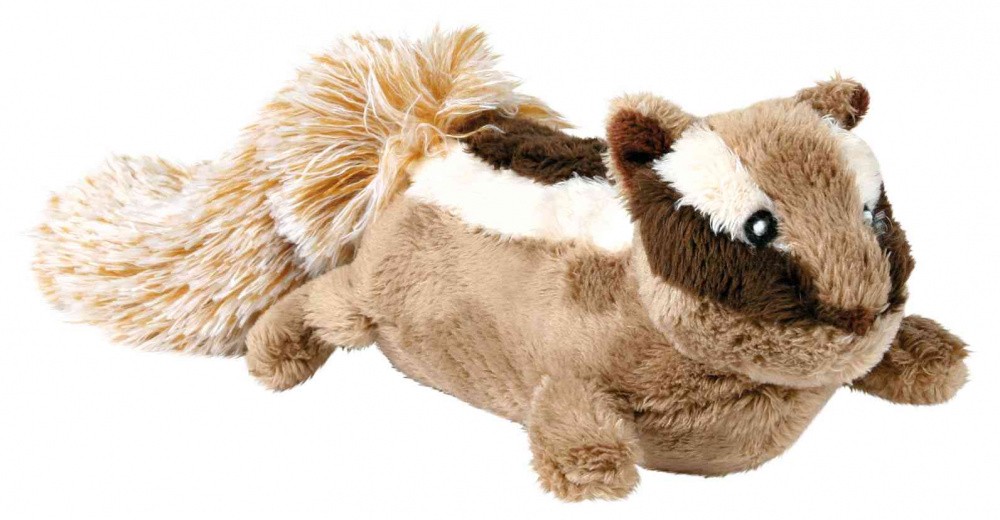 Juguete para perro, ardilla de peluche con sonido