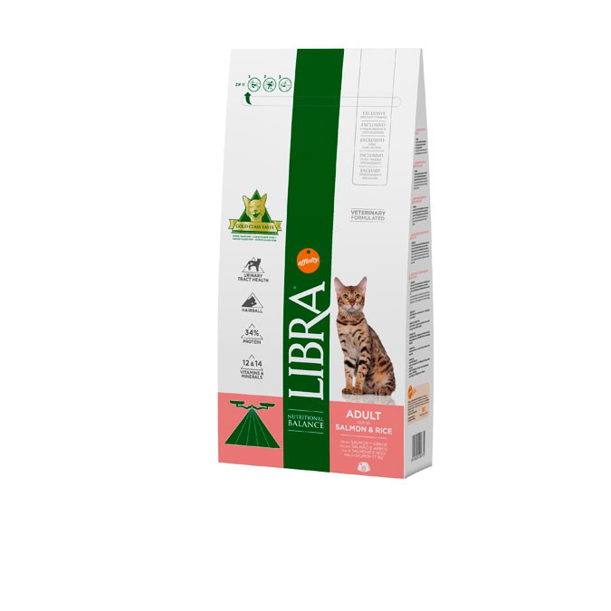 Pienso para gatos Libra de salmón y arroz