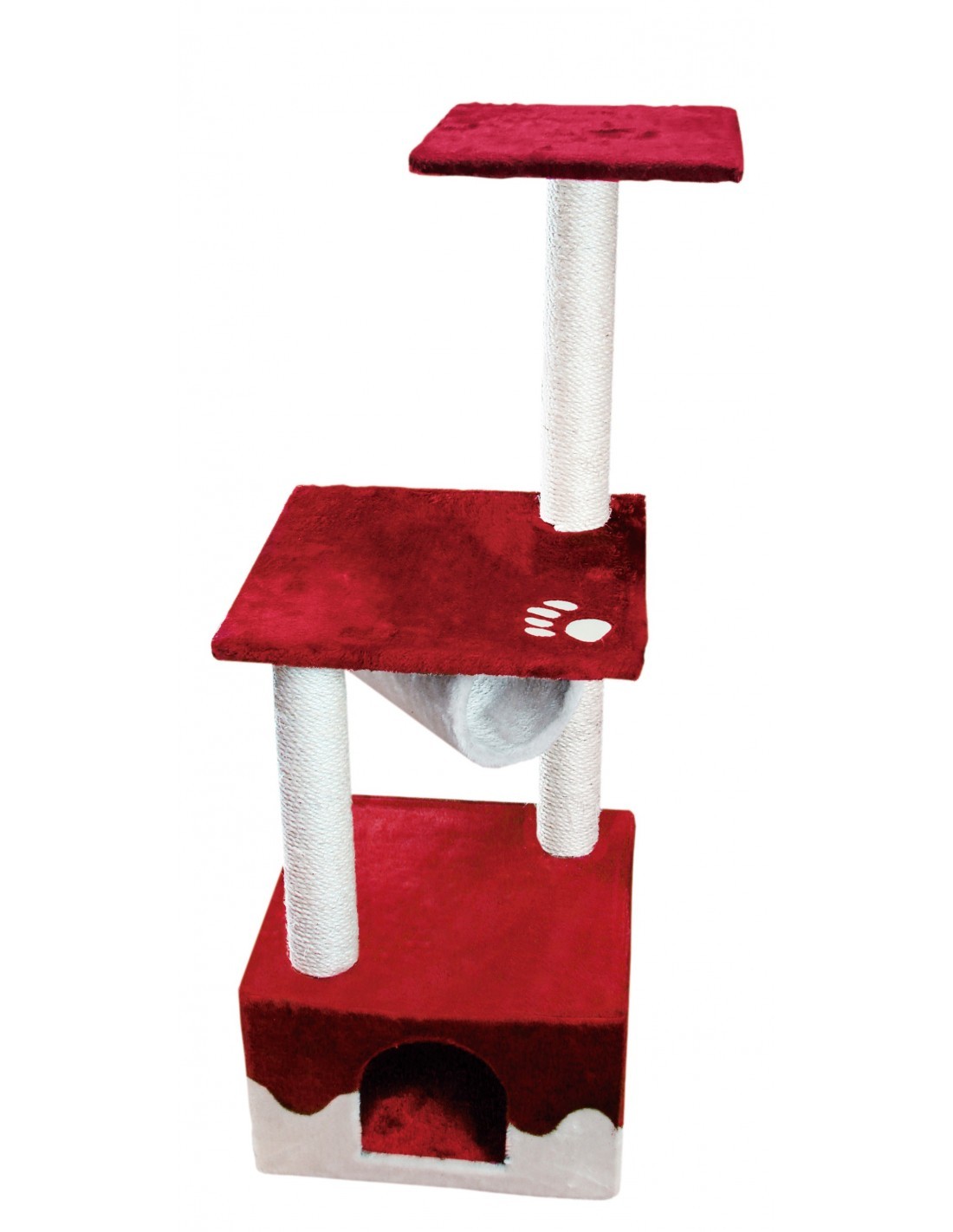 Rascador para gato modelo Savanna granate
