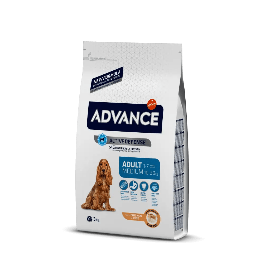 Pienso para perros, Advance Adult Medium Pollo y arroz
