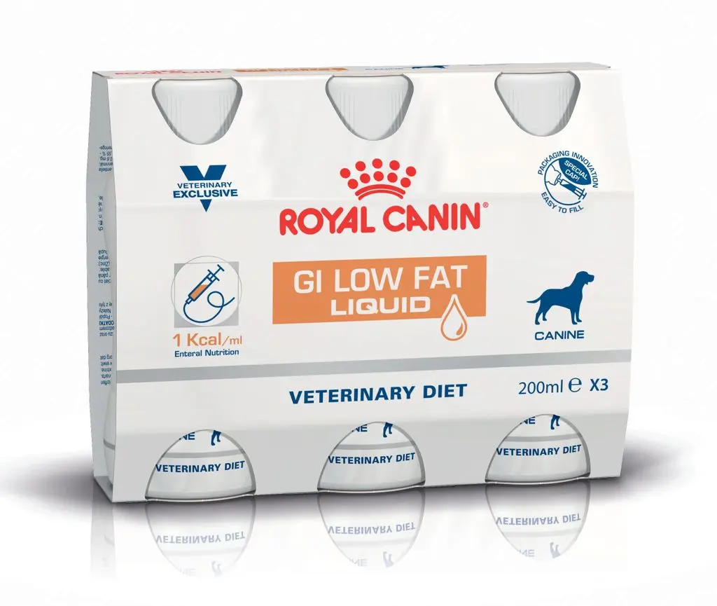 Royal Canin Gastrointestinal Low Fat liquid 3 x 200 ml