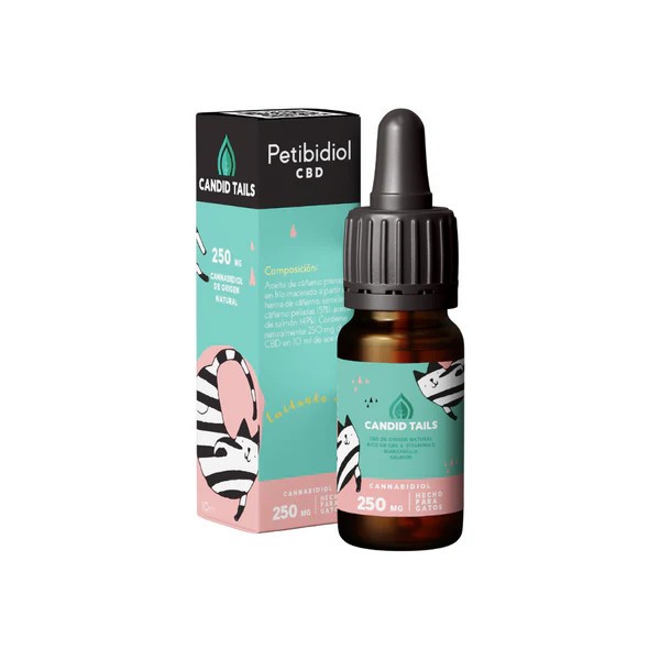 Petibidiol gato, aceite con CBD para gatos