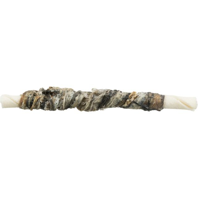 Rollito de piel cubierto de pescado