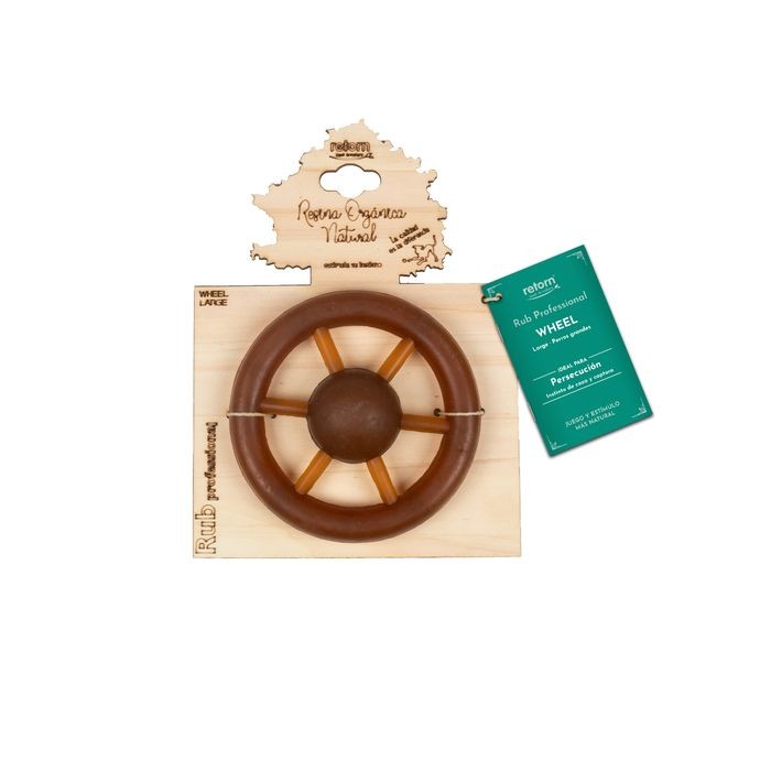 Rub Wheel de Resina Orgánica Natural para perro