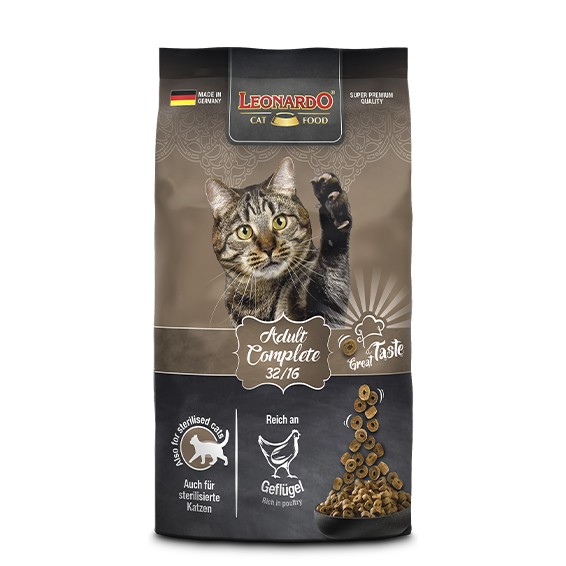 Pienso para gatos LEONARDO Complete 32/16