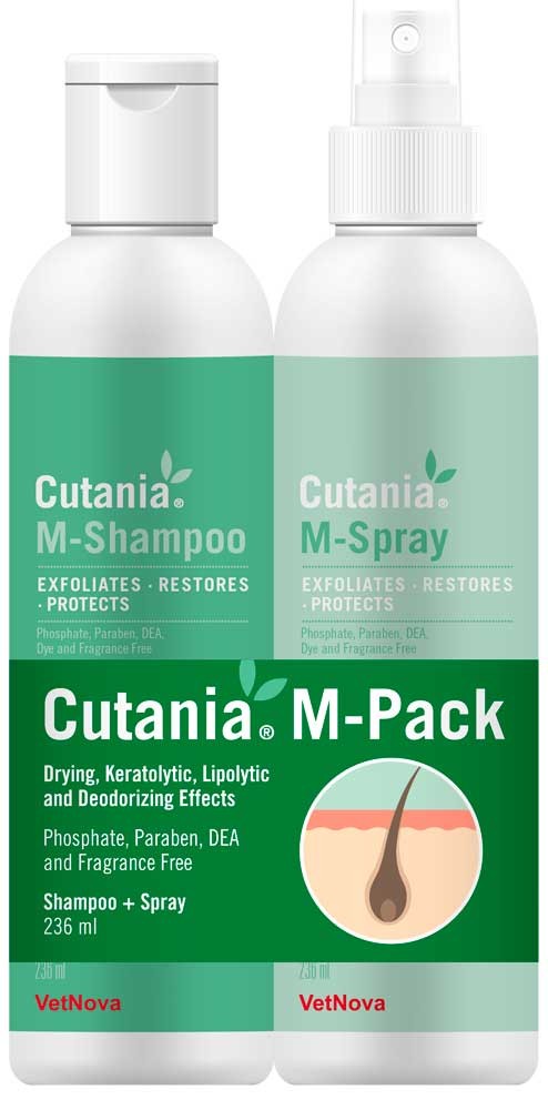 Cutania M-pack champú más spray