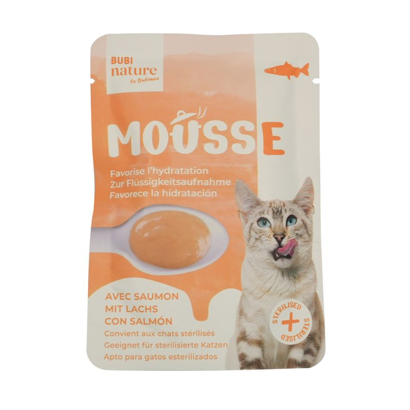 Mousse Bubi Nature de salmón