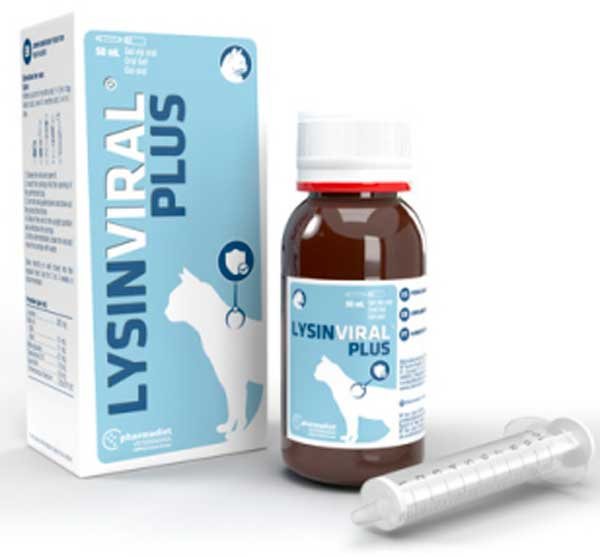 LYSINVIRAL PLUS  para el herpes virus felino