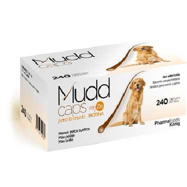 MUDD cápsulas para modular la muda estacional en perros y gatos