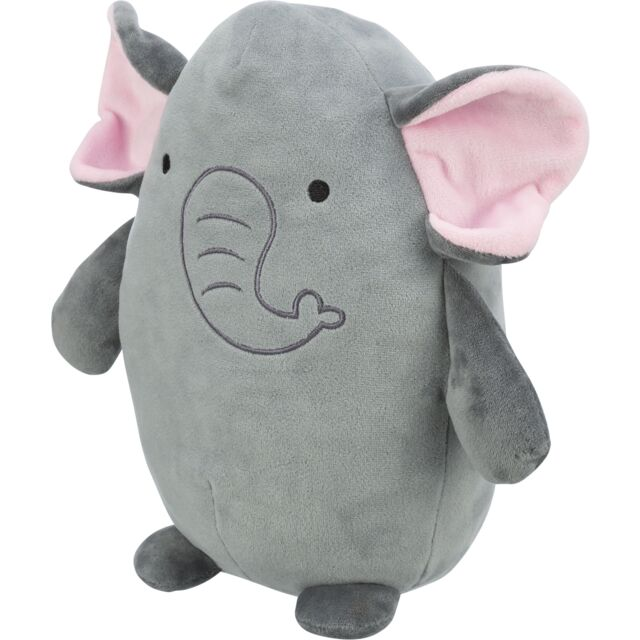 Juguete para perro, peluche elefante azul