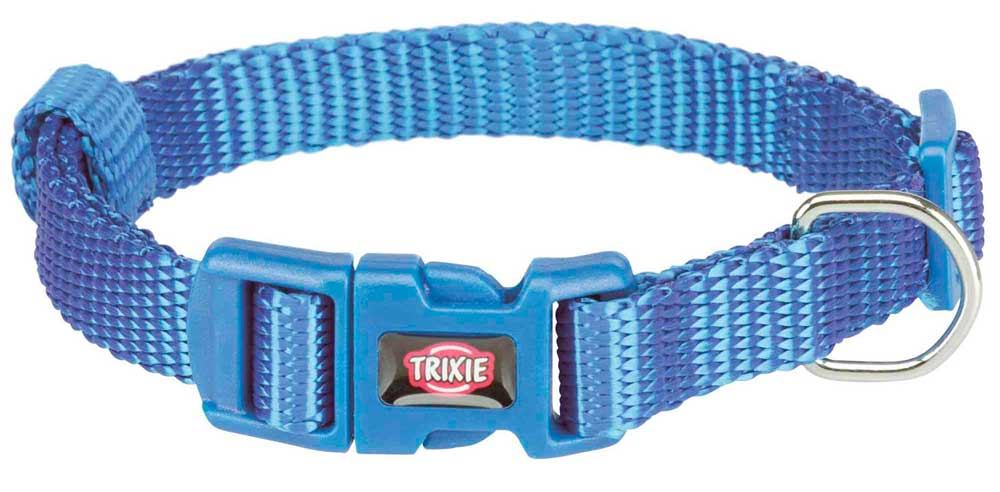 Collar nylon para perro azul cobalto de Trixie