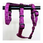 Arnés antiescape especial para galgos geometría morado - Imagen 3