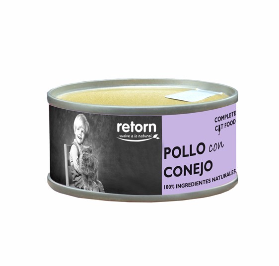 Pollo con conejo porcentaje mínimo de pollo 56 por ciento  y conejo 4 por ciento