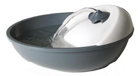 Fuente automática tipo chorro con filtro para gato