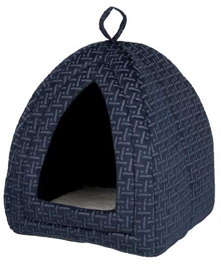 Cueva para gato suave con peluche y cojín modelo Ferris