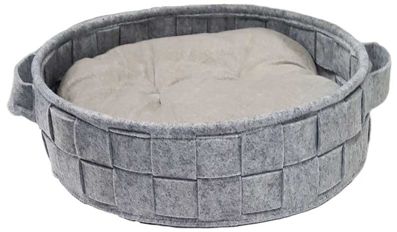 Cuna para perro o gato modelo Atelier gris