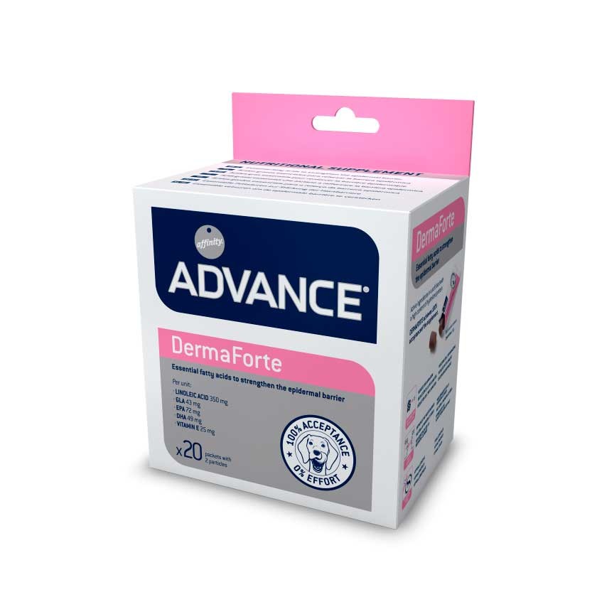 Snack para perro Advance Derma Forte